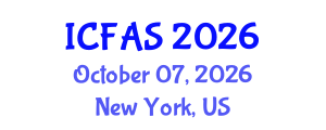 International Conference on Fisheries and Aquatic Sciences (ICFAS) October 07, 2026 - New York, United States