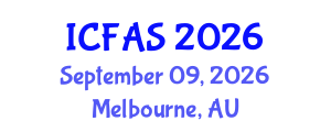 International Conference on Fisheries and Aquatic Sciences (ICFAS) September 09, 2026 - Melbourne, Australia International Conference on Fisheries and Aquatic Sciences (ICFAS) September 09, 2026 - Melbourne, Australia
