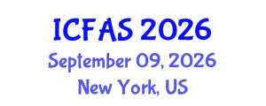 International Conference on Fisheries and Aquatic Sciences (ICFAS) September 09, 2026 - New York, United States International Conference on Fisheries and Aquatic Sciences (ICFAS) September 09, 2026 - New York, United States