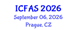 International Conference on Fisheries and Aquatic Sciences (ICFAS) September 06, 2026 - Prague, Czechia International Conference on Fisheries and Aquatic Sciences (ICFAS) September 06, 2026 - Prague, Czechia
