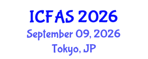 International Conference on Fisheries and Aquatic Sciences (ICFAS) September 09, 2026 - Tokyo, Japan