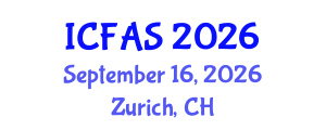 International Conference on Fisheries and Aquatic Sciences (ICFAS) September 16, 2026 - Zurich, Switzerland