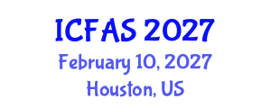 International Conference on Fisheries and Aquatic Sciences (ICFAS) February 10, 2027 - Houston, United States International Conference on Fisheries and Aquatic Sciences (ICFAS) February 10, 2027 - Houston, United States
