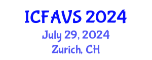 International Conference on Fisheries, Animal and Veterinary Sciences (ICFAVS) July 29, 2024 - Zurich, Switzerland
