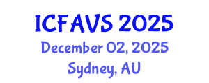 International Conference on Fisheries, Animal and Veterinary Sciences (ICFAVS) December 02, 2025 - Sydney, Australia