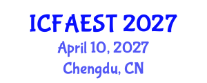 International Conference on Fisheries, Aquaculture Economics and Seafood Trade (ICFAEST) April 10, 2027 - Chengdu, China International Conference on Fisheries, Aquaculture Economics and Seafood Trade (ICFAEST) April 10, 2027 - Chengdu, China
