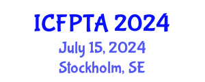 International Conference on Fixed Point Theory and its Applications (ICFPTA) July 15, 2024 - Stockholm, Sweden