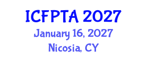 International Conference on Fixed Point Theory and its Applications (ICFPTA) January 16, 2027 - Nicosia, Cyprus International Conference on Fixed Point Theory and its Applications (ICFPTA) January 16, 2027 - Nicosia, Cyprus