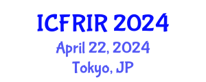International Conference on Flood Recovery, Innovation and Response (ICFRIR) April 22, 2024 - Tokyo, Japan