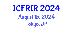 International Conference on Flood Recovery, Innovation and Response (ICFRIR) August 15, 2024 - Tokyo, Japan