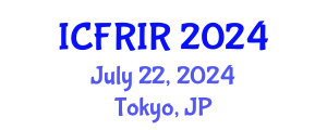 International Conference on Flood Recovery, Innovation and Response (ICFRIR) July 22, 2024 - Tokyo, Japan