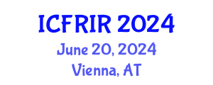 International Conference on Flood Recovery, Innovation and Response (ICFRIR) June 20, 2024 - Vienna, Austria