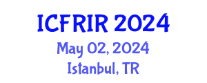 International Conference on Flood Recovery, Innovation and Response (ICFRIR) May 02, 2024 - Istanbul, Turkey