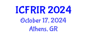 International Conference on Flood Recovery, Innovation and Response (ICFRIR) October 17, 2024 - Athens, Greece