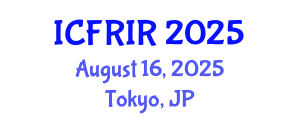 International Conference on Flood Recovery, Innovation and Response (ICFRIR) August 16, 2025 - Tokyo, Japan