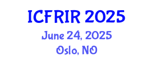 International Conference on Flood Recovery, Innovation and Response (ICFRIR) June 24, 2025 - Oslo, Norway