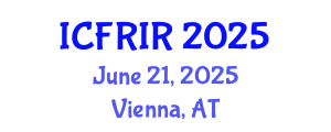 International Conference on Flood Recovery, Innovation and Response (ICFRIR) June 21, 2025 - Vienna, Austria