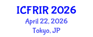 International Conference on Flood Recovery, Innovation and Response (ICFRIR) April 22, 2026 - Tokyo, Japan