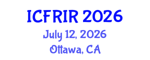 International Conference on Flood Recovery, Innovation and Response (ICFRIR) July 12, 2026 - Ottawa, Canada