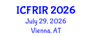 International Conference on Flood Recovery, Innovation and Response (ICFRIR) July 29, 2026 - Vienna, Austria