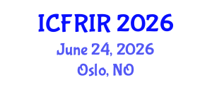 International Conference on Flood Recovery, Innovation and Response (ICFRIR) June 24, 2026 - Oslo, Norway