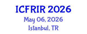 International Conference on Flood Recovery, Innovation and Response (ICFRIR) May 06, 2026 - Istanbul, Turkey