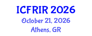 International Conference on Flood Recovery, Innovation and Response (ICFRIR) October 21, 2026 - Athens, Greece