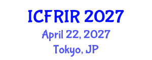 International Conference on Flood Recovery, Innovation and Response (ICFRIR) April 22, 2027 - Tokyo, Japan