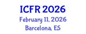 International Conference on Flood Resilience (ICFR) February 11, 2026 - Barcelona, Spain