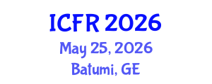 International Conference on Flood Resilience (ICFR) May 25, 2026 - Batumi, Georgia International Conference on Flood Resilience (ICFR) May 25, 2026 - Batumi, Georgia