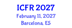 International Conference on Flood Resilience (ICFR) February 11, 2027 - Barcelona, Spain International Conference on Flood Resilience (ICFR) February 11, 2027 - Barcelona, Spain