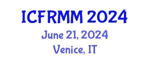 International Conference on Flood Risk Management and Modeling (ICFRMM) June 21, 2024 - Venice, Italy