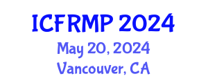 International Conference on Flood Risk Management and Planning (ICFRMP) May 20, 2024 - Vancouver, Canada