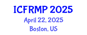 International Conference on Flood Risk Management and Planning (ICFRMP) April 22, 2025 - Boston, United States