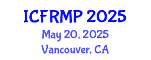International Conference on Flood Risk Management and Planning (ICFRMP) May 20, 2025 - Vancouver, Canada