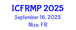 International Conference on Flood Risk Management and Planning (ICFRMP) September 16, 2025 - Nice, France