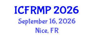 International Conference on Flood Risk Management and Planning (ICFRMP) September 16, 2026 - Nice, France International Conference on Flood Risk Management and Planning (ICFRMP) September 16, 2026 - Nice, France