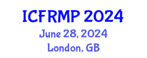 International Conference on Flood Risk Management and Protection (ICFRMP) June 28, 2024 - London, United Kingdom