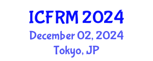 International Conference on Flood Risk Management (ICFRM) December 02, 2024 - Tokyo, Japan