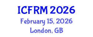 International Conference on Flood Risk Management (ICFRM) February 15, 2026 - London, United Kingdom