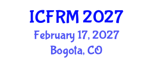 International Conference on Flood Risk Management (ICFRM) February 17, 2027 - Bogota, Colombia