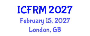 International Conference on Flood Risk Management (ICFRM) February 15, 2027 - London, United Kingdom