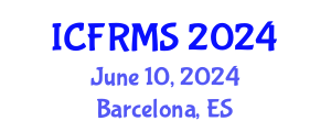 International Conference on Flood Risk Management Strategies (ICFRMS) June 10, 2024 - Barcelona, Spain