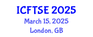 International Conference on Flow Technology, Science and Engineering (ICFTSE) March 15, 2025 - London, United Kingdom