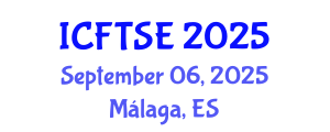International Conference on Flow Technology, Science and Engineering (ICFTSE) September 06, 2025 - Málaga, Spain
