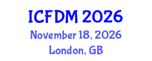 International Conference on Fluid Dynamics and Mechanics (ICFDM) November 18, 2026 - London, United Kingdom