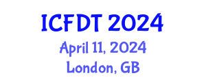 International Conference on Fluid Dynamics and Thermodynamics (ICFDT) April 11, 2024 - London, United Kingdom