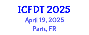 International Conference on Fluid Dynamics and Thermodynamics (ICFDT) April 19, 2025 - Paris, France