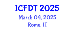 International Conference on Fluid Dynamics and Thermodynamics (ICFDT) March 04, 2025 - Rome, Italy