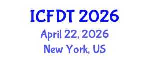 International Conference on Fluid Dynamics and Thermodynamics (ICFDT) April 22, 2026 - New York, United States